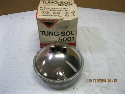 Wagner Tung-Sol 5001 Headlamp- NOS Foto 1 de 4