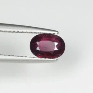 0.98 cts Fine Luster Natural Dark Ruby Oval From Mozambique....!!!! - Picture 1 of 2