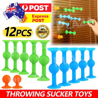 12pcs Sucker Darts Throwing Game Sticky Pop Table Toy Party Drinking Toys MEL - image 1 of 4