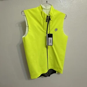 Assos Mille GTS Spring/Fall Vest C2 - Men's Medium - Fluo Yellow- New with tags - Picture 1 of 4