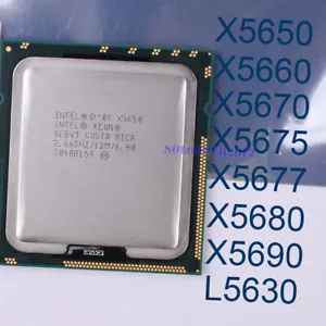 Intel Xeon X5650 X5660 X5670 X5675 X5687 X5680 X5690 CPU Prozessor LGA 1366 - Bild 1 von 11