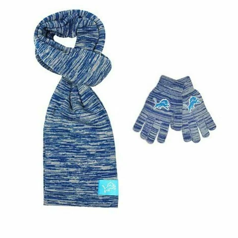 NFL Color Blend Scarf And Glove Set for Women (Texting Tips on Gloves) Cover