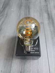 CROWN LED Edison Light Bulb E27 Socket, Dimmable, 4W, 2200K Warm White X12 Bulbs - Picture 1 of 9