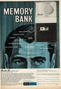 1969 Vintage Print Ad Norelco 85 Pocket-Memo Executive Note-Taker Memory Bank - Picture 1 of 2