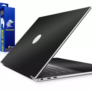 ArmorSuit Vinyl Matte Black Metallic Skin Dell XPS 15 9520 / 9510 / 9500 USA - Picture 1 of 8