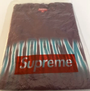 SUPREME BLURRED ARC S/S TOP- PLUM SIZE XL SS21 WEEK 1 (100% AUTHENTIC) BRAND NEW - Picture 1 of 13