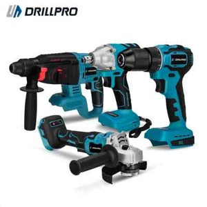 Drillpro Werkzeug Set 1 mit 800 Nm Elektroschlüssel Bohrhammer Ele - Bild 1 von 15