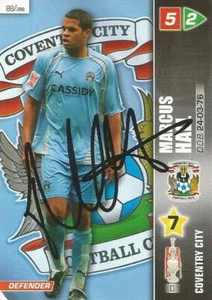 MARCUS HALL SIGNED COVENTRY 2008 PANINI CHAMPIONSHIP TRADING CARD+COA - Picture 1 of 1