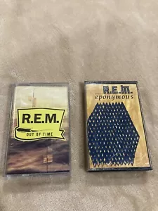 R.E.M. lot of 2 cassettes Out ofTime & Eponymous  - Picture 1 of 2