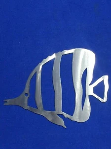Blue Tang Metal Wall Art Skilwerx Colors 12 x 9 Ocean Nautical Marine Beach - Picture 1 of 20