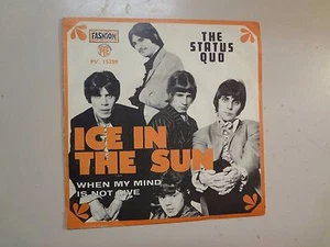 STATUS QUO:Ice In The Sun-When My Mind Is Not Live-France 7" PYE 45 PV.15299 PSL - Picture 1 of 4