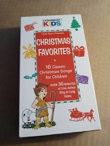 Christmas Favorites 16 Classic Songs For Children VHS Video Used Cedarmont Kids - Picture 1 of 4