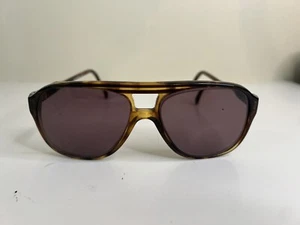 Occhiali da sole vintage Arnold Palmer tartaruga ovale pilota aviatore montature 55 16 140 - Foto 1 di 7