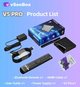 vseebox v 5 pro streaming box message for best price - Picture 1 of 4
