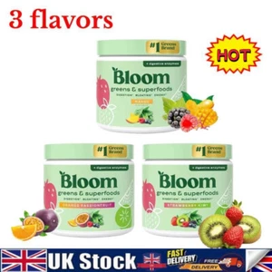 Bloom Nutrition Super Greens Powder Smoothie&Juice Mix Probiotic- for Digest - Picture 1 of 13