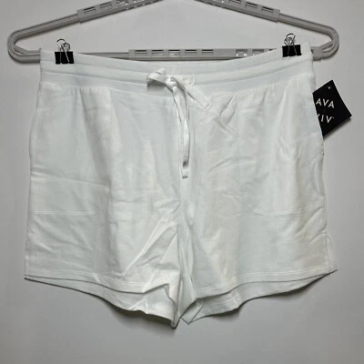 Pantalones cortos para mujer talla grande - Ava & Viv blancos X Foto 1 de 3