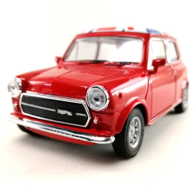 Mini Cooper 1300 British Fag Top Die-Cast Model Car Welly 1:36 Toy Collectible 1 - Image 1 of 4
