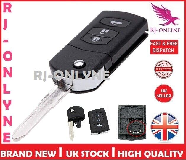 logo *A54 NEW 2 Button FLIP Key Case Fob for Vauxhall Opel Astra Insignia 