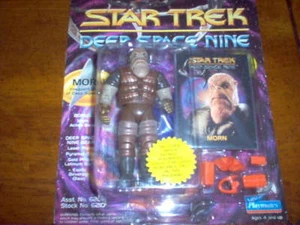 Morn Star Trek Deep Space Nine statuina e Skybox Playmates carta da collezione in scatola - Foto 1 di 2