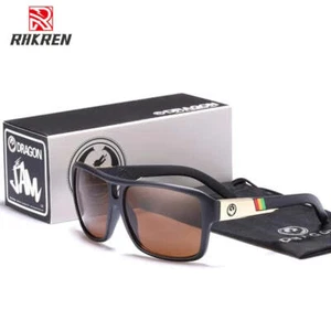 Mens UV400 Dragon Square Sunglasses for Driving Sports - Picture 1 of 36