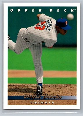 Willie Banks 1993 Upper Deck BASEBALL #686 Minnesota Twins - Image 1 of 2
