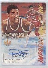 2021-22 Panini Court Kings Impressionist Ink /75 Ralph Sampson #II-RSP Auto HOF