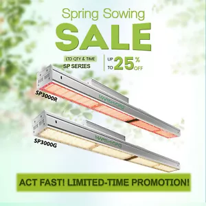 Mars Hydro SP3000 SP3000R LED Grow Light Dimmable Pflanzenlampe Greenhouse - Bild 1 von 30