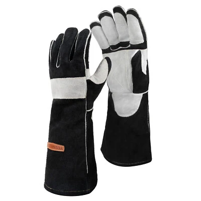 Leather Forge MIG Welding Gloves 16“, with Kevlar Stitching, Heat/Fire Resistant - Image 1 of 4