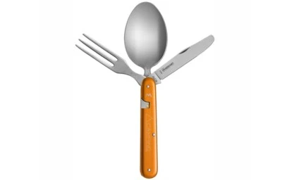 Posate Camping Campeggio Mercury ROVER Rosso-Turchese-Arancione-Verde