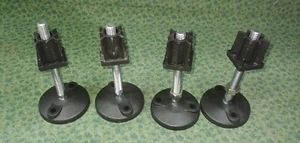 (4) Valu-Guide Leveler Pads - 3-1/8" Pad - 1/2" Threaded Rod - 6" OAL (43157-D3) - Picture 1 of 2