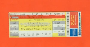 Boleto de concierto Bon Jovi 2001 sin usar Tinley Park, Chicago, IL, One Wild Night - Imagen 1 de 1