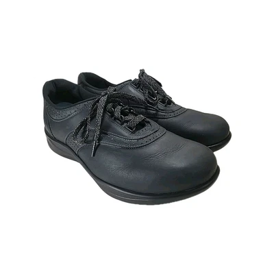 SAS Walk Easy Nero Black Sz 11 Wide Womens Leather Diabetic Comfort Sneakers - Image 1 of 4