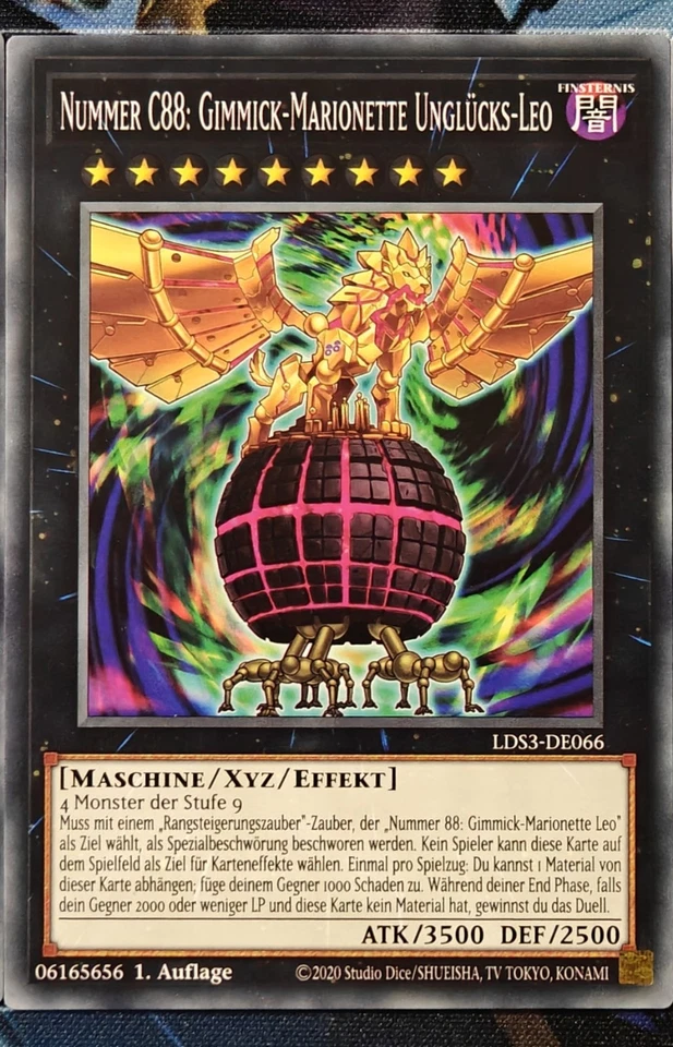 Yu-Gi-Oh Nummer C88: Gimmick-Marionette Unglücks-Leo LDS3-DE066 - Common - NM - Bild 1 von 1