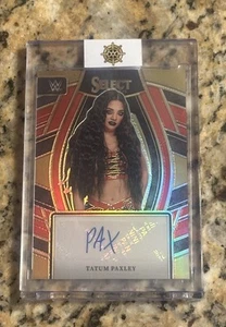 2024 Panini Select WWE - Signature Selections Tatum Paxley #SL-TTP Red Prizm /99 - Picture 1 of 2