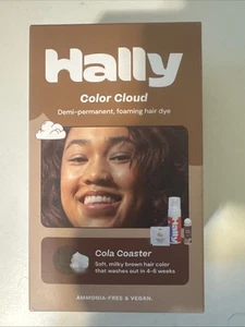 HALLY Color Cloud Demi- Permanent Hair Dye Kit, Cola Coaster Soft Milky Brown - Picture 1 of 5