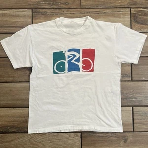 Vintage Acura Bike Tour Los Angeles Marathon 1997 Hanes Cotton White Size Large - Picture 1 of 11