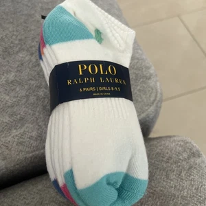 polo ralph lauren boys socks Six Pack 8-9.5 Multicolor - Picture 1 of 3