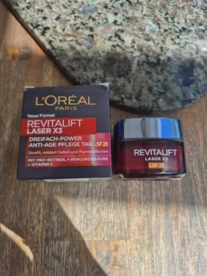 L'Oréal Paris Revitalift Laser x3 Anti-Falten-Tagescreme, LSF 25, 50 ml - Bild 1 von 4