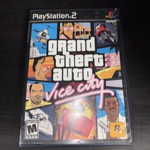 Grand Theft Auto: Vice City (PlayStation 2, 2002) komplett mit Karte - getestet - Bild 1 von 6