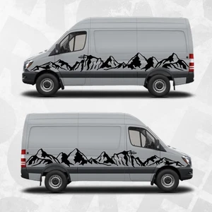 Mountain Graphics Vinyl Decal Kit for Mercedes Benz Sprinter SWB Camper Van - Picture 1 of 3
