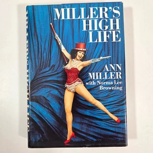 Vtg Biography Ann Miller High Life First Edition 1972 HC DJ Dance Tap Browning - Picture 1 of 17