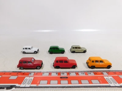 Herpa 1:87 H0 6x Modello per Automobile Auto Renault R4 Molto Buono / Mint # - Immagine 1 di 4