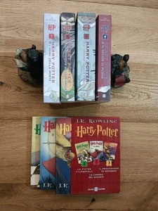 Harry Potter Saga Completa Con Cofanetto Brossura - Prima Edizione Salani  - Foto 1 di 20
