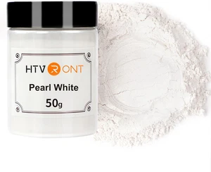 Mica Powder for Epoxy Resin - 1.76 Oz/50G Pearl White Mica Powder, Mica Pigment  - Picture 1 of 12