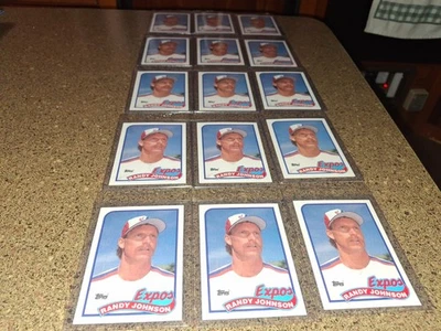 LOTE DE 15 1989 TOPPS BB #647 RANDY JOHNSON R C. - Imagem 1 de 4