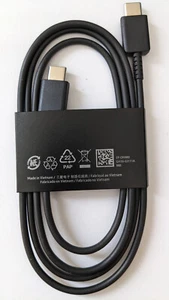 Samsung EP-DN980 BBE - USB-Kabel Typ C auf C, 5A, schwarz, 1m - Bild 1 von 1