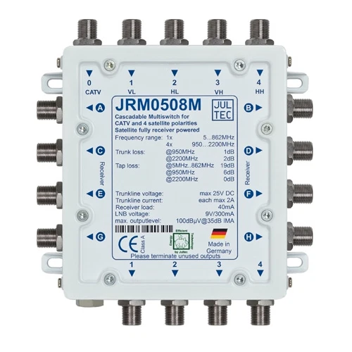 Jultec JRM0508M Multischalter 5/8 - kein Netzteil - Stromkosten sparen - Bild 1 von 1