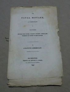 1835 Anti Catholic Pamphlet The Fatal Mistake Anti Popery  - Picture 1 of 5