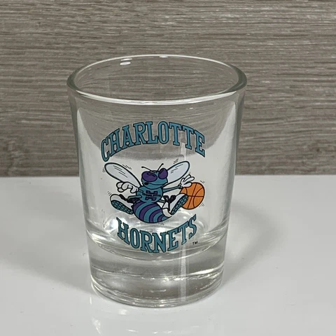 Charlotte Hornets Shot Glass Retro Logo Hunter Cover