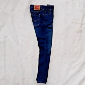 Levi's Skinny Taper Jeggings Girl's Jeans  Size Medium Dark Wash Stretch - Picture 1 of 13